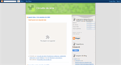 Desktop Screenshot of circuitodaarte.blogspot.com