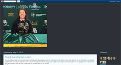 Desktop Screenshot of kristenlandonfitness.blogspot.com
