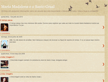 Tablet Screenshot of mariamadalenaeosantograal.blogspot.com