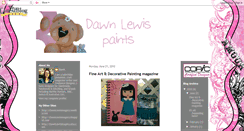Desktop Screenshot of dawnlewispaints.blogspot.com