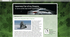 Desktop Screenshot of japancardesign.blogspot.com