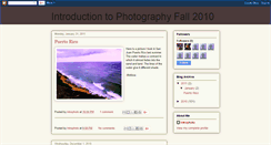 Desktop Screenshot of introphotofall2010.blogspot.com