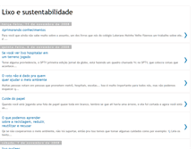 Tablet Screenshot of lixosustentabilidade.blogspot.com