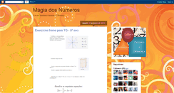 Desktop Screenshot of magiadosnumerosesfd.blogspot.com