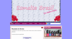 Desktop Screenshot of esmaltebrasil.blogspot.com