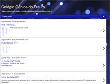 Tablet Screenshot of colegiogeniosdofuturo.blogspot.com