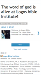 Mobile Screenshot of logosbibleinstitute.blogspot.com