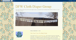 Desktop Screenshot of dfwclothdiapergroup.blogspot.com