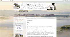 Desktop Screenshot of motheringgodschildren.blogspot.com