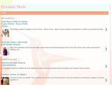 Tablet Screenshot of orientalemode.blogspot.com