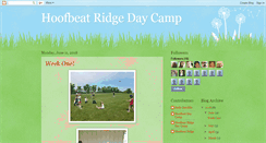 Desktop Screenshot of hoofbeatridgedaycamp.blogspot.com