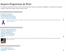 Tablet Screenshot of mujeresprogresistasdepinto.blogspot.com