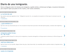 Tablet Screenshot of diariodeunainmigrante.blogspot.com