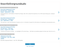 Tablet Screenshot of knoxvilleovergroundaudio.blogspot.com