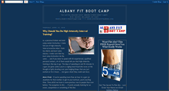 Desktop Screenshot of albanyfitbootcamp.blogspot.com