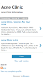 Mobile Screenshot of acneclini-c.blogspot.com