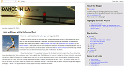 Desktop Screenshot of danceinla.blogspot.com