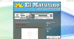 Desktop Screenshot of httpelmatutinodeguerrero.blogspot.com