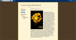 Desktop Screenshot of icandobadbymyself.blogspot.com
