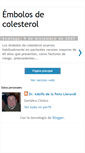Mobile Screenshot of emboloscolesterol.blogspot.com