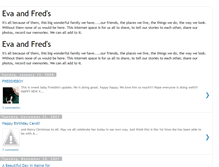 Tablet Screenshot of evaandfreds.blogspot.com