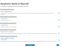 Tablet Screenshot of morphorkswow.blogspot.com