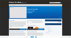 Desktop Screenshot of on9onweb.blogspot.com