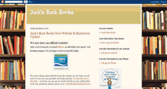 Desktop Screenshot of jacksbackbooks.blogspot.com