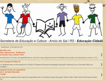 Tablet Screenshot of educacaocidadaarroiodosal.blogspot.com