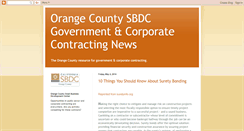 Desktop Screenshot of orangecountysbdc.blogspot.com