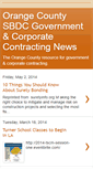 Mobile Screenshot of orangecountysbdc.blogspot.com