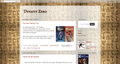 Desktop Screenshot of dynastyzero.blogspot.com