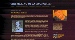 Desktop Screenshot of makingofaneconomist.blogspot.com