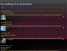 Tablet Screenshot of makingofaneconomist.blogspot.com