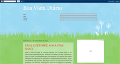 Desktop Screenshot of boavistadiario.blogspot.com