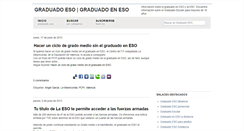 Desktop Screenshot of graduadoeso.blogspot.com