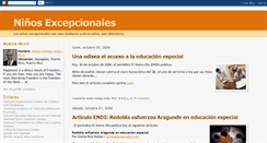 Desktop Screenshot of excepcionales.blogspot.com