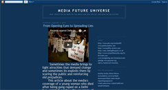 Desktop Screenshot of mediafutureuniverse.blogspot.com