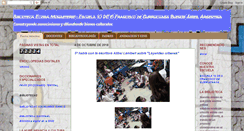 Desktop Screenshot of biblioteca10de6.blogspot.com
