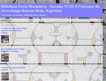 Tablet Screenshot of biblioteca10de6.blogspot.com