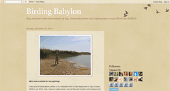 Desktop Screenshot of birdingbabylon.blogspot.com
