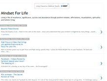 Tablet Screenshot of mindsetforlife.blogspot.com