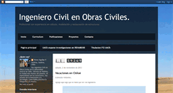 Desktop Screenshot of ingenierocivilenobrasciviles.blogspot.com