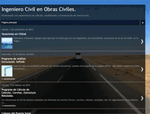 Tablet Screenshot of ingenierocivilenobrasciviles.blogspot.com