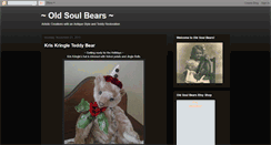 Desktop Screenshot of oldsoulbears.blogspot.com