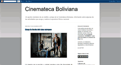 Desktop Screenshot of cinematecaboliviana.blogspot.com
