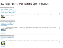 Tablet Screenshot of guide-buy-haier-portable-tv.blogspot.com