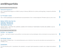 Tablet Screenshot of emt501eportfolio.blogspot.com