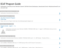 Tablet Screenshot of ecatprogramguide.blogspot.com