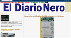 Desktop Screenshot of eldiarionero.blogspot.com